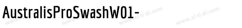 AustralisProSwashW01字体转换