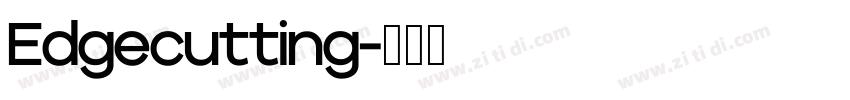 Edgecutting字体转换