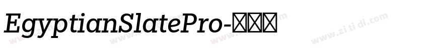 EgyptianSlatePro字体转换