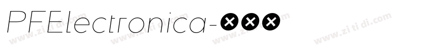PFElectronica字体转换