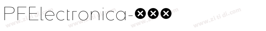 PFElectronica字体转换