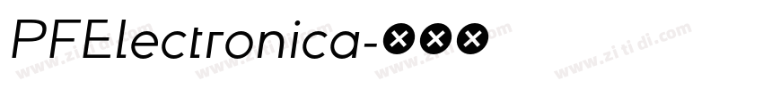PFElectronica字体转换