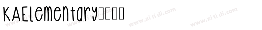 KAElementary字体转换