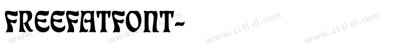 FREEFATFONT字体转换