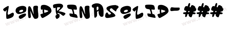 londrinasolid字体转换