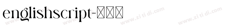 englishscript字体转换
