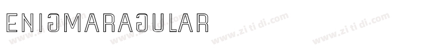 EnigmaRagular字体转换