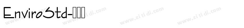 EnviroStd字体转换