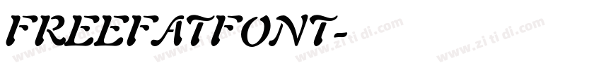 FREEFATFONT字体转换