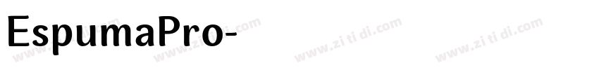 EspumaPro字体转换