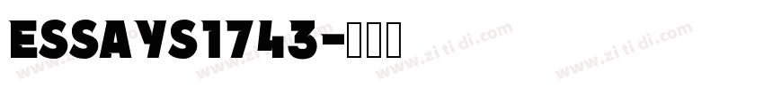 essays1743字体转换