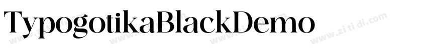 TypogotikaBlackDemo字体转换