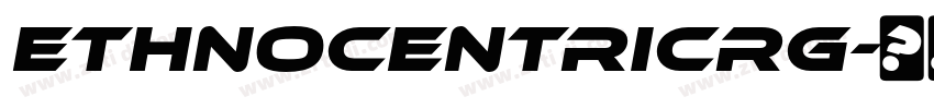 EthnocentricRg字体转换