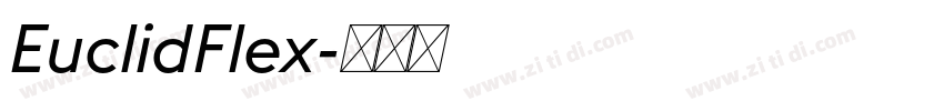 EuclidFlex字体转换
