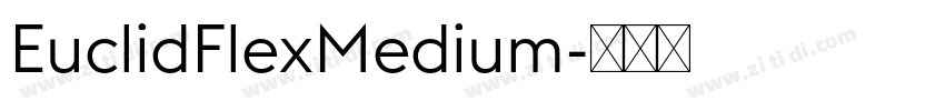 EuclidFlexMedium字体转换