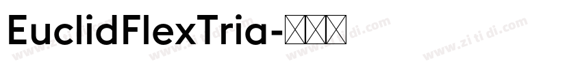 EuclidFlexTria字体转换