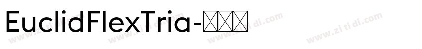 EuclidFlexTria字体转换
