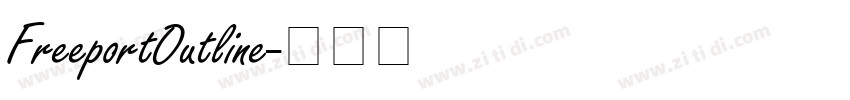 FreeportOutline字体转换