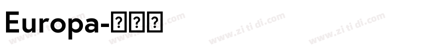 Europa字体转换