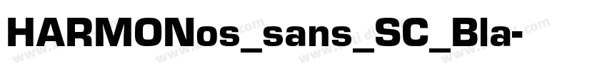 HARMONos_sans_SC_Bla字体转换