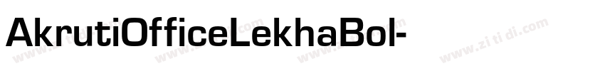 AkrutiOfficeLekhaBol字体转换
