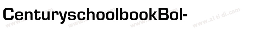 CenturyschoolbookBol字体转换