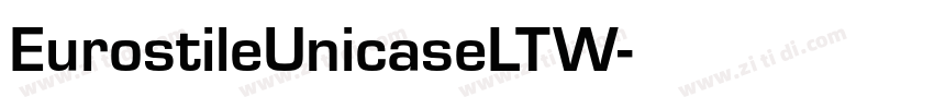 EurostileUnicaseLTW字体转换