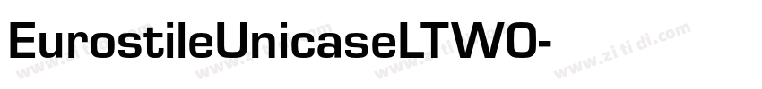 EurostileUnicaseLTW0字体转换