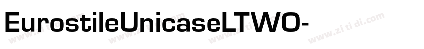EurostileUnicaseLTWO字体转换