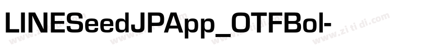 LINESeedJPApp_OTFBol字体转换 LINESeedJPApp_OTFBol字体转换