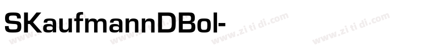 SKaufmannDBol字体转换