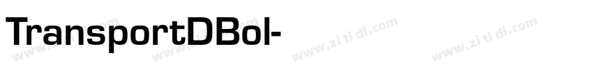 TransportDBol字体转换