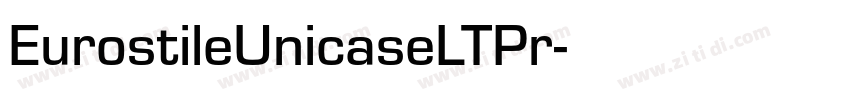 EurostileUnicaseLTPr字体转换