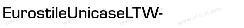 EurostileUnicaseLTW字体转换