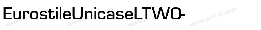 EurostileUnicaseLTW0字体转换