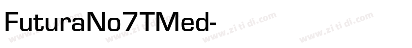 FuturaNo7TMed字体转换