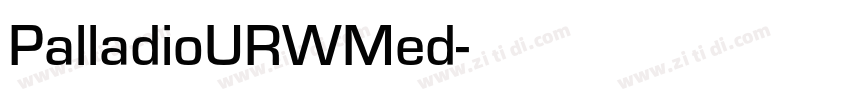 PalladioURWMed字体转换