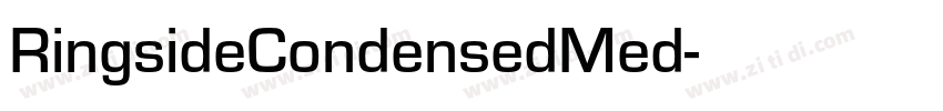 RingsideCondensedMed字体转换 RingsideCondensedMed字体转换