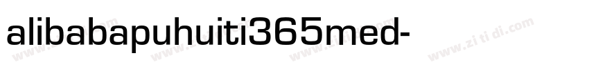 alibabapuhuiti365med字体转换