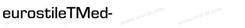 eurostileTMed字体转换