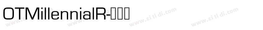OTMillennialR字体转换