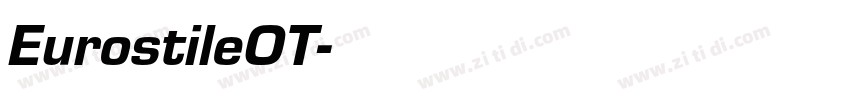 EurostileOT字体转换