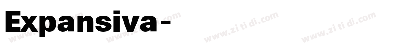 Expansiva字体转换