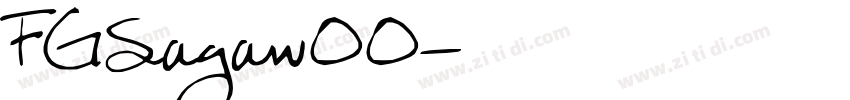 FGSagaw00字体转换