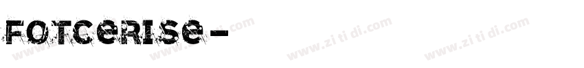 FOTCerise字体转换