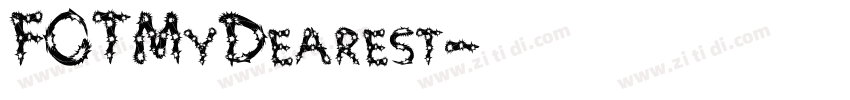 FOTMyDearest字体转换