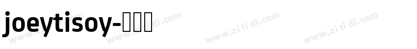 joeytisoy字体转换