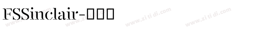 FSSinclair字体转换