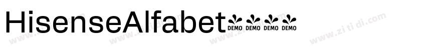 HisenseAlfabet字体转换