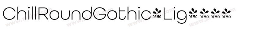 ChillRoundGothic_Lig字体转换
